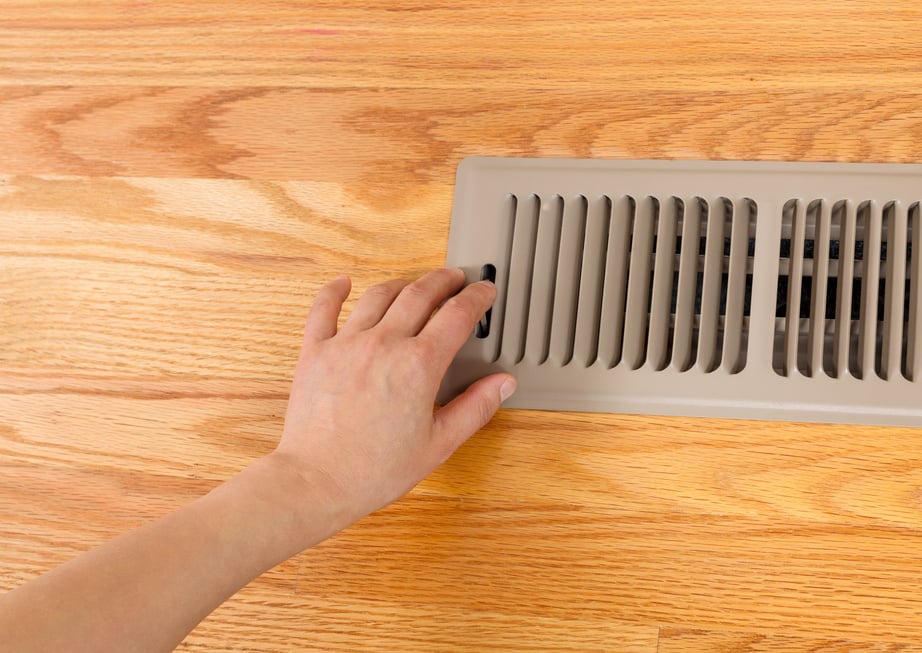 Opening up Floor Vent Heater